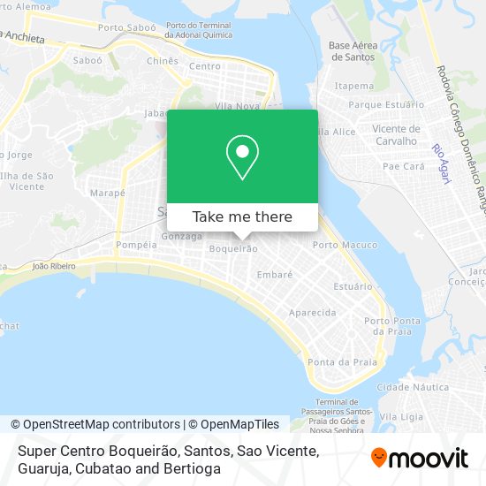 Mapa Super Centro Boqueirão