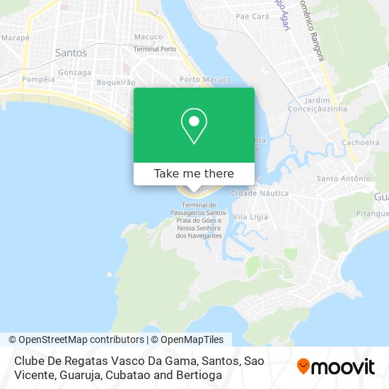 Mapa Clube De Regatas Vasco Da Gama