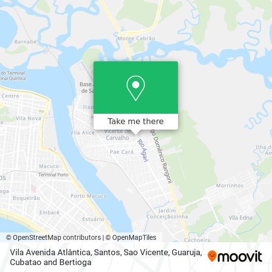 Vila Avenida Atlântica map
