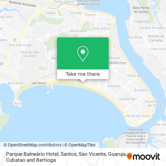 Parque Balneário Hotel map