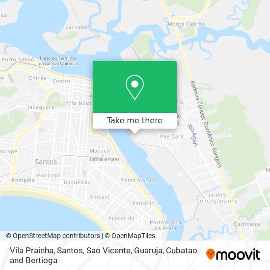 Vila Prainha map