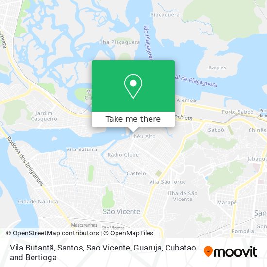 Vila Butantã map