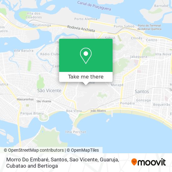 Morro Do Embaré map