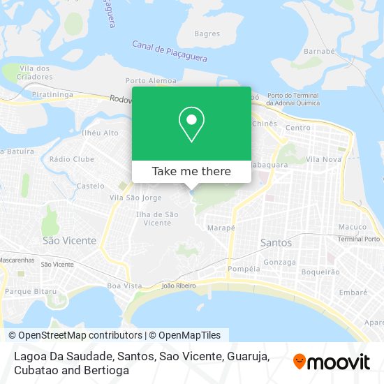 Lagoa Da Saudade map