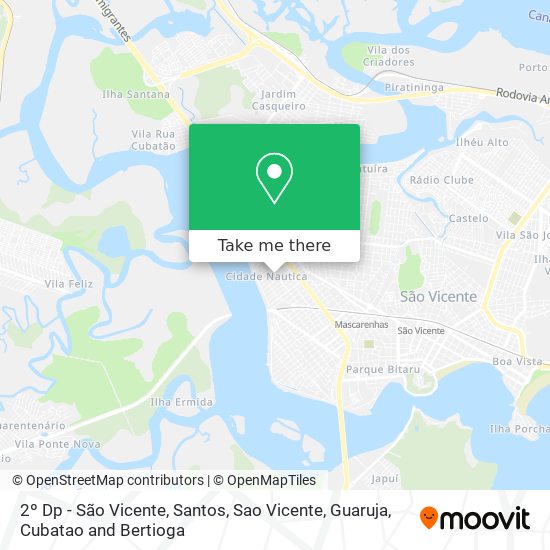 2º Dp - São Vicente map