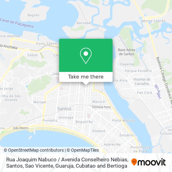 Rua Joaquim Nabuco / Avenida Conselheiro Nébias map