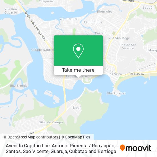 Avenida Capitão Luiz Antônio Pimenta / Rua Japão map