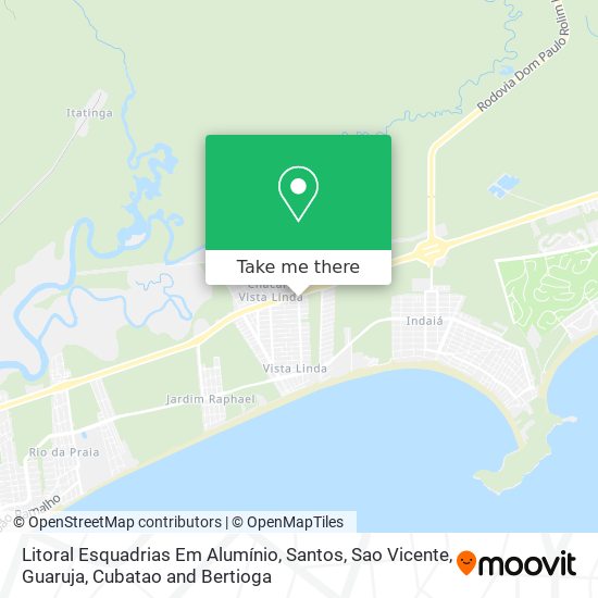 Litoral Esquadrias Em Alumínio map
