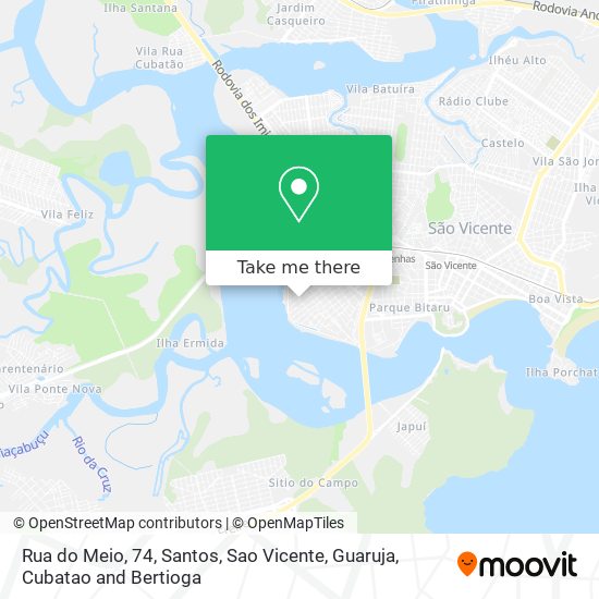 Rua do Meio, 74 map