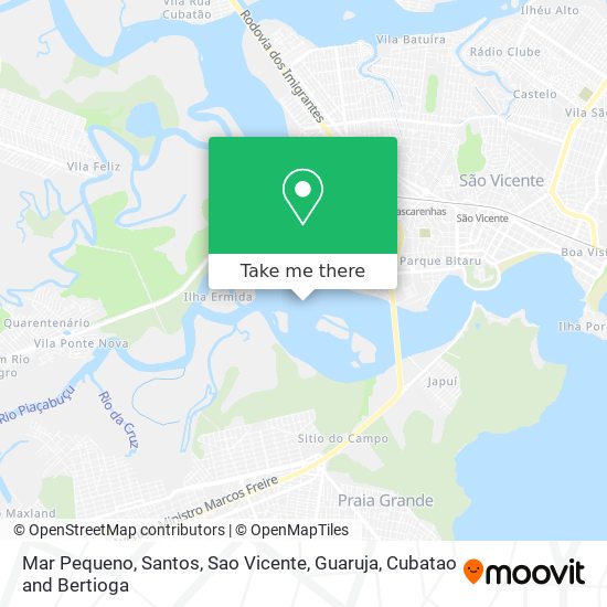 Mar Pequeno map