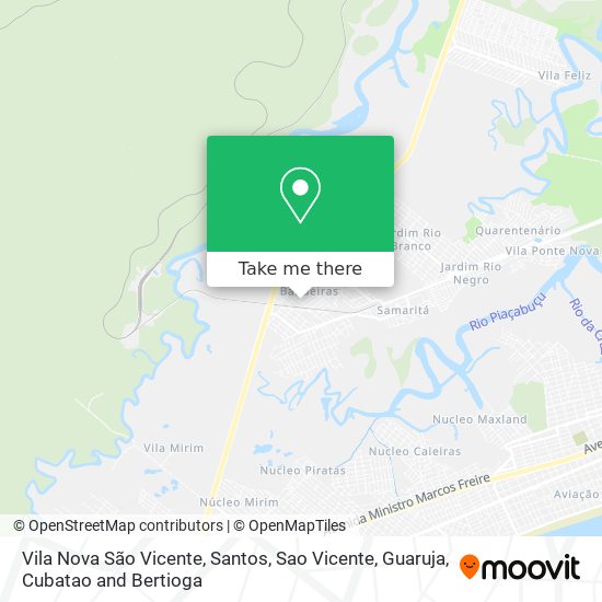 Vila Nova São Vicente map