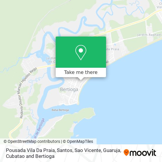 Pousada Vila Da Praia map