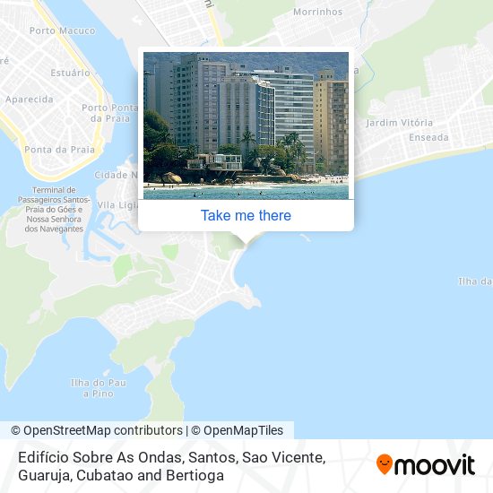 Edifício Sobre As Ondas map