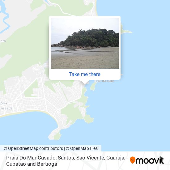 Mapa Praia Do Mar Casado