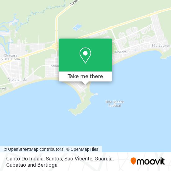 Canto Do Indaiá map