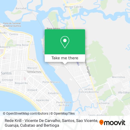 Rede Krill - Vicente De Carvalho map