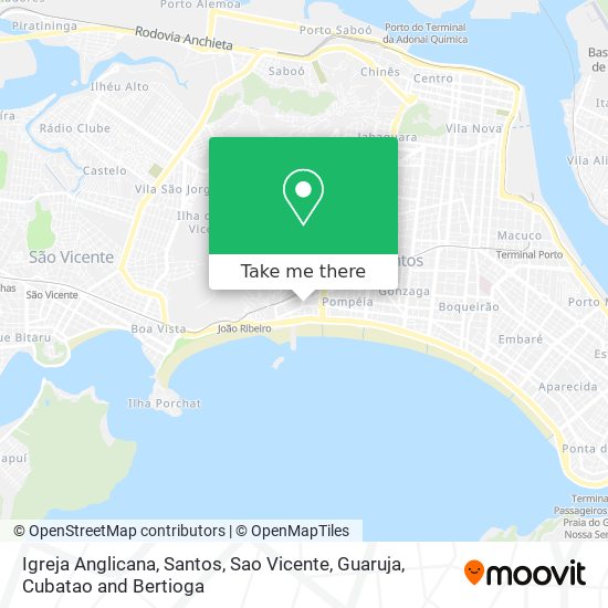Igreja Anglicana map