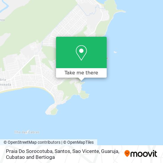 Praia Do Sorocotuba map