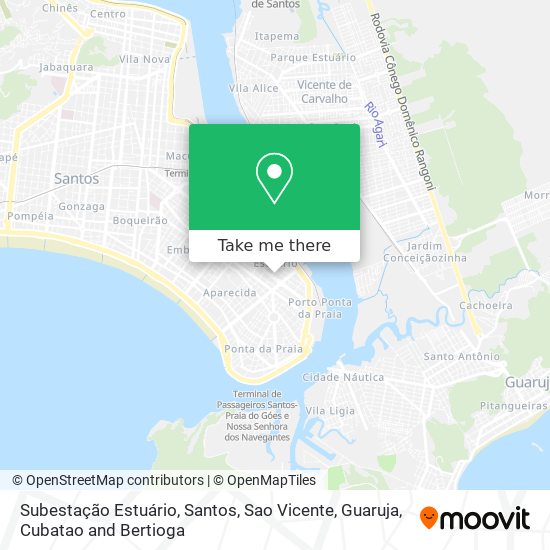 Subestação Estuário map