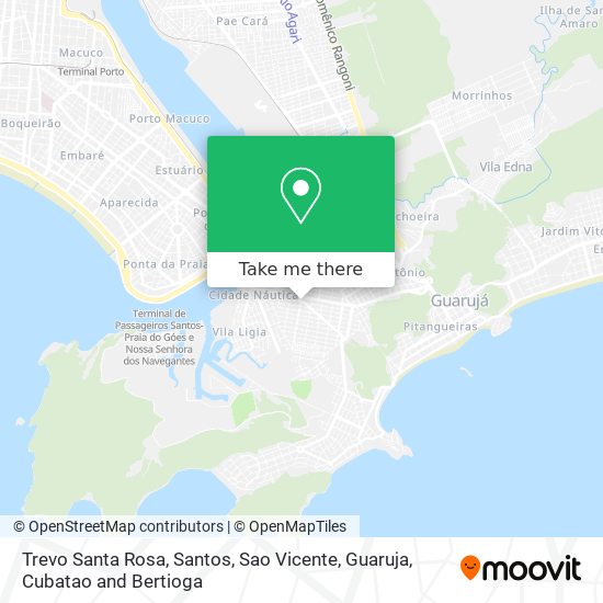 Trevo Santa Rosa map