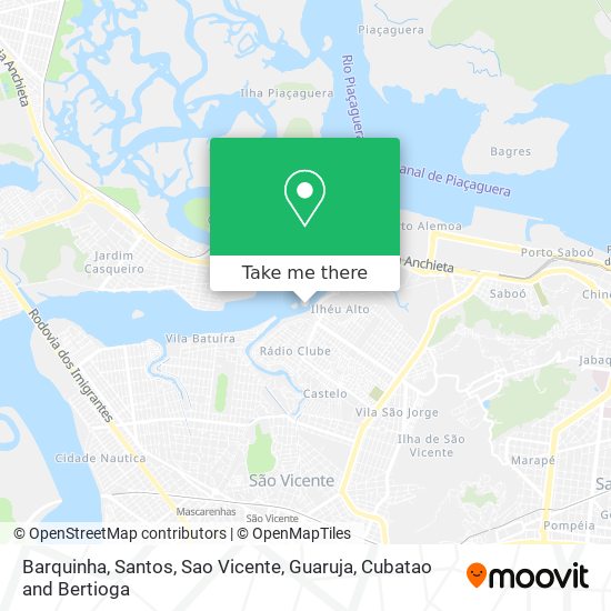 Barquinha map