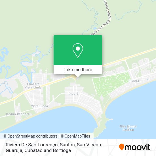 Riviera De São Lourenço map