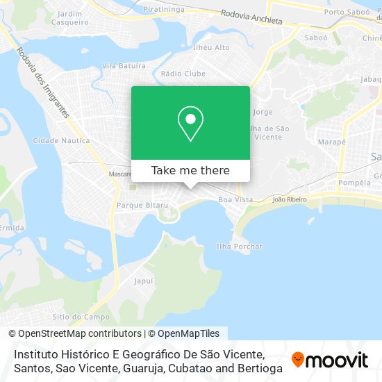 Instituto Histórico E Geográfico De São Vicente map