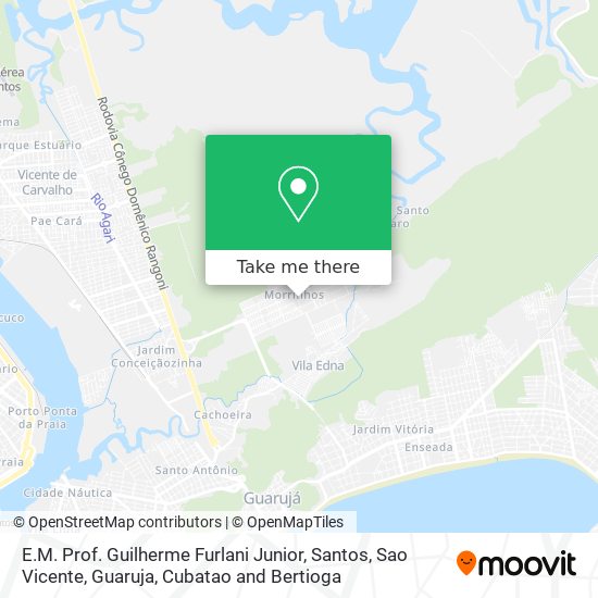 E.M. Prof. Guilherme Furlani Junior map