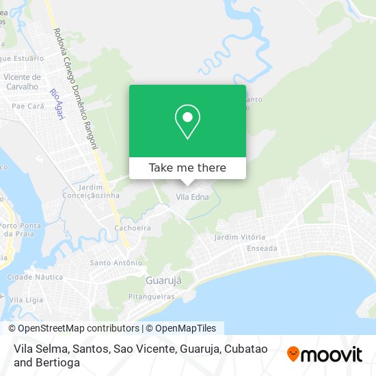 Vila Selma map