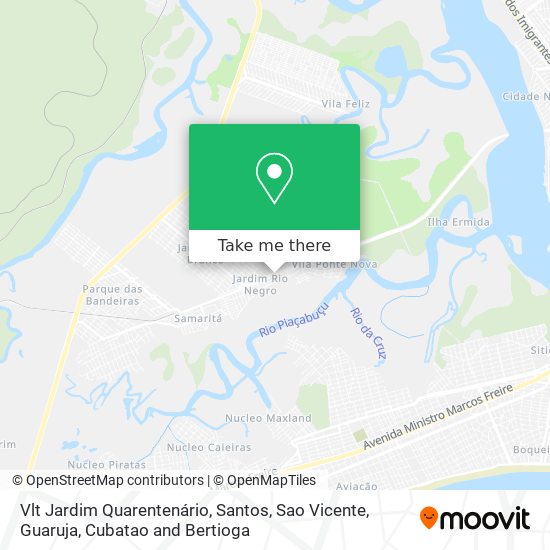 Mapa Vlt Jardim Quarentenário