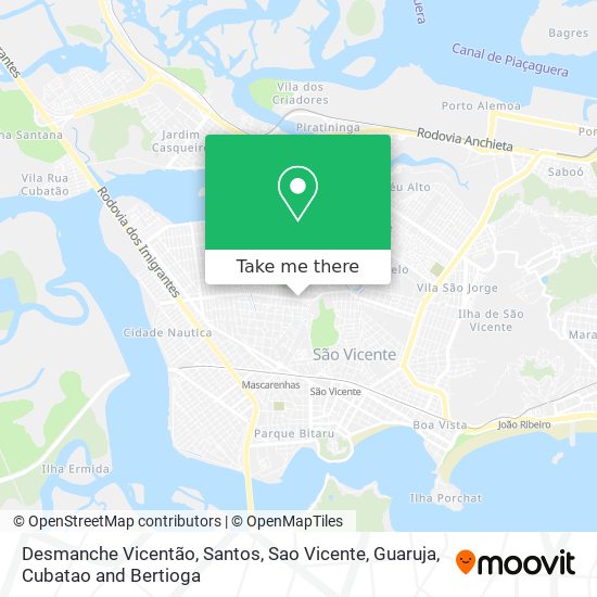 Desmanche Vicentão map