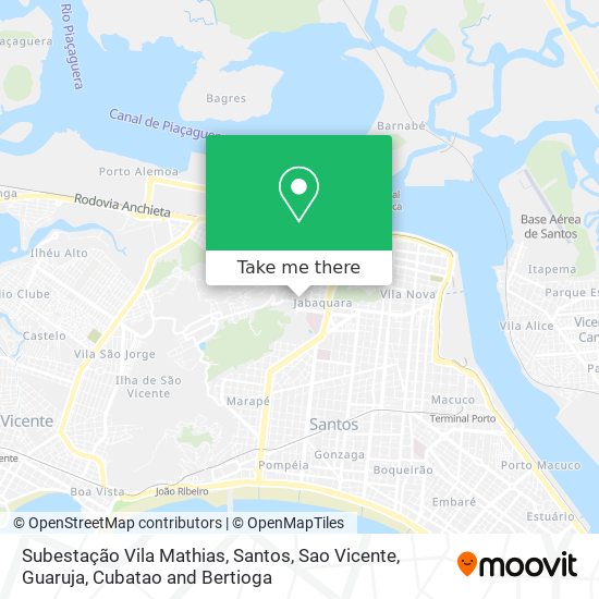 Subestação Vila Mathias map