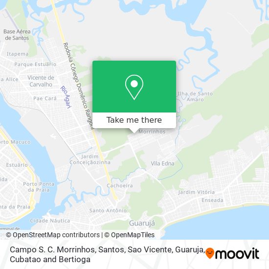 Campo S. C. Morrinhos map