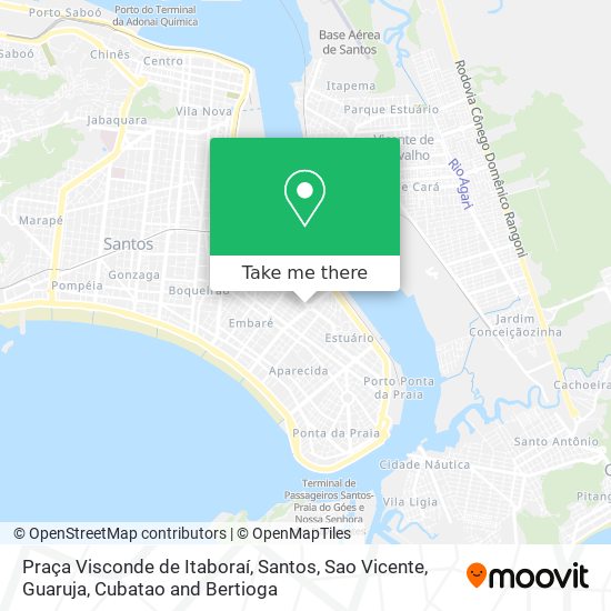 Mapa Praça Visconde de Itaboraí