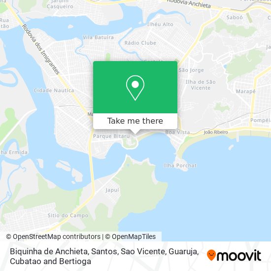 Biquinha de Anchieta map