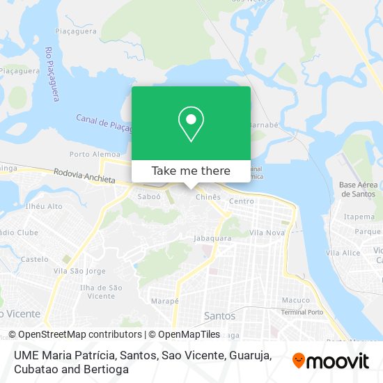 UME Maria Patrícia map