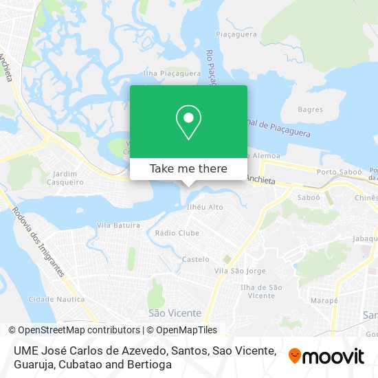 UME José Carlos de Azevedo map