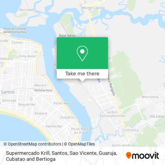 Supermercado Krill map