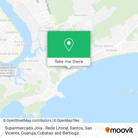 Supermercado Jóia - Rede Litoral map