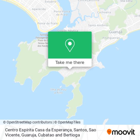 Mapa Centro Espírita Casa da Esperança