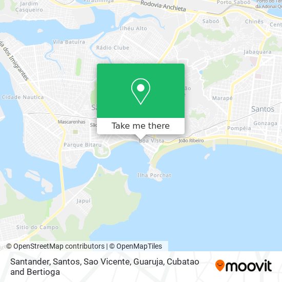 Santander map