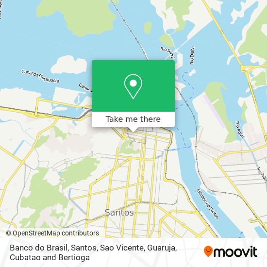 Banco do Brasil map