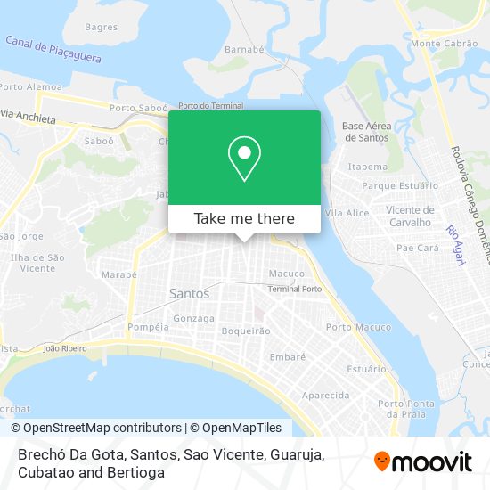 Brechó Da Gota map