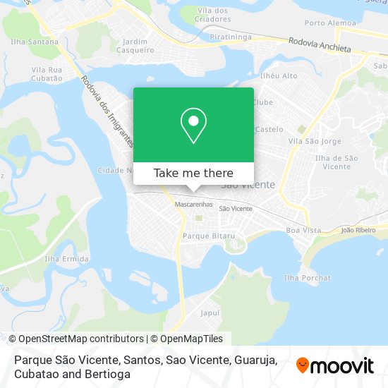 Parque São Vicente map