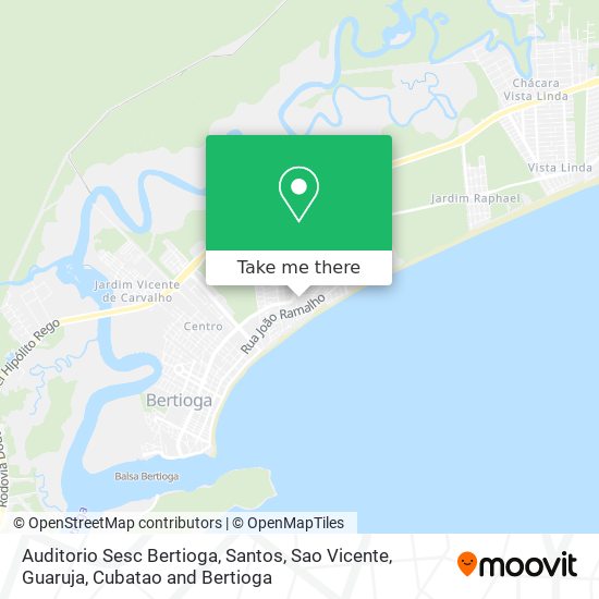 Auditorio Sesc Bertioga map