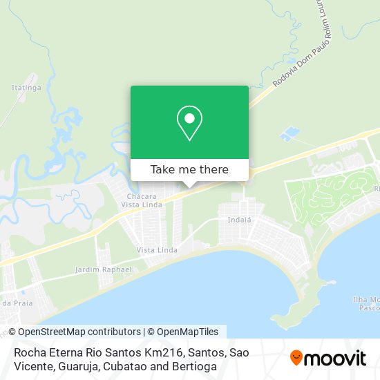 Rocha Eterna Rio Santos Km216 map