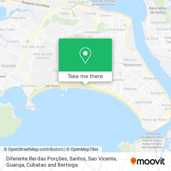 Diferente Rei das Porções map