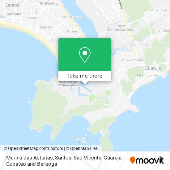 Marina das Astúrias map