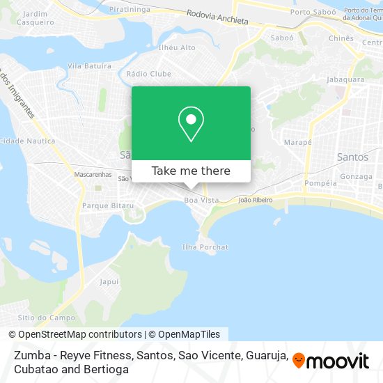 Zumba - Reyve Fitness map