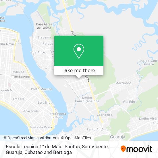 Escola Técnica 1° de Maio map